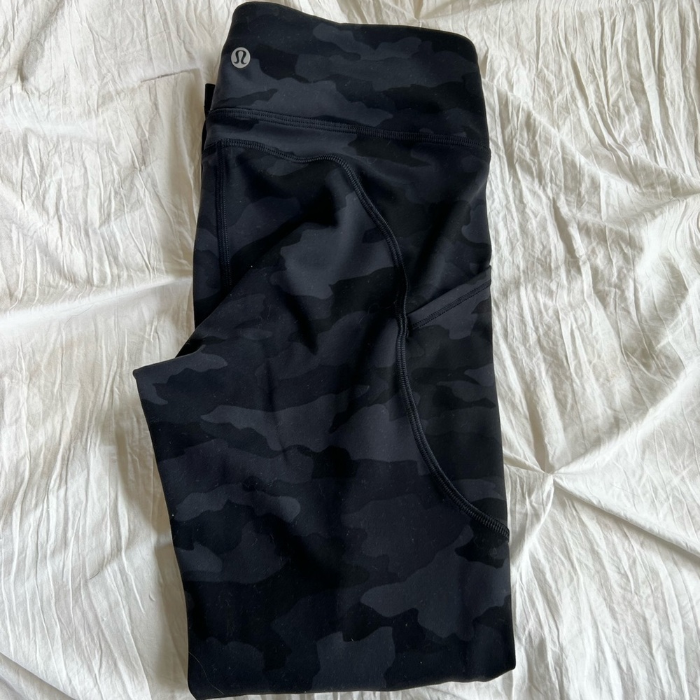 Lululemon Black Camo Leggings